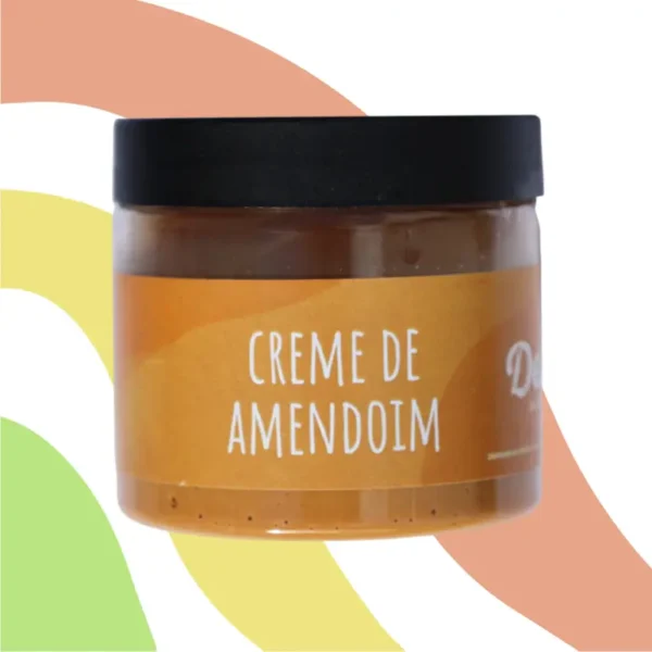 Pote de creme de amendoim 100% natural e saudável