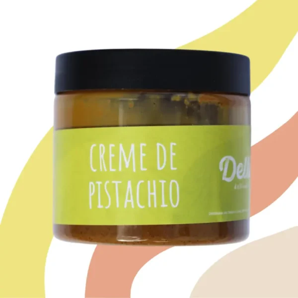 Pote de creme de pistácio 100% natural e saudável