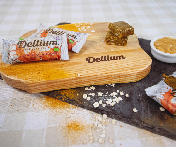 Barrita Biológica de Caramelo Salgado e Curcuma 30gr