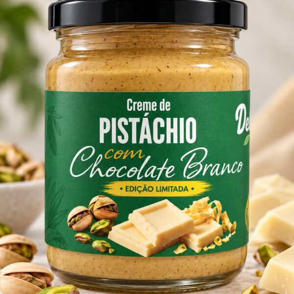 Creme de Pistáchio com Chocolate Branco
