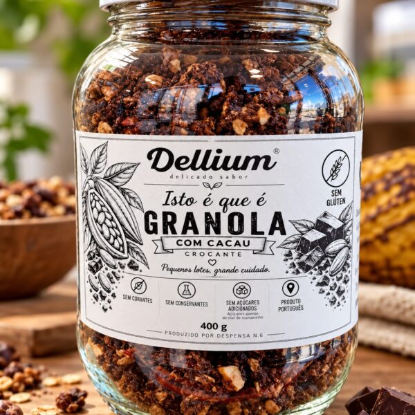 Granola com Cacau Dellium | 400 g